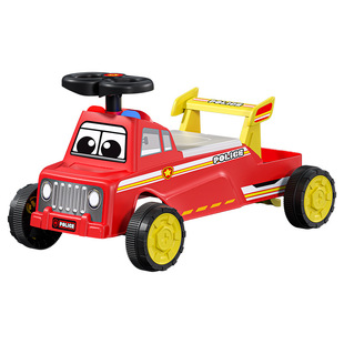 Children's Fire Truck Sliding and Twisting Car 2-3-6-8 Years Old Baby Toy Car Can Sit on the Stroller Large Truck