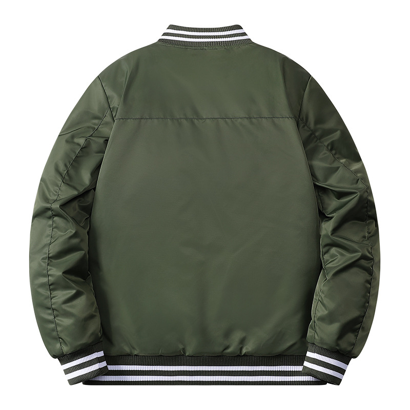Men's Thick Cotton Pilot Jacket For Autumn And Winter Casual Style_voghion.com