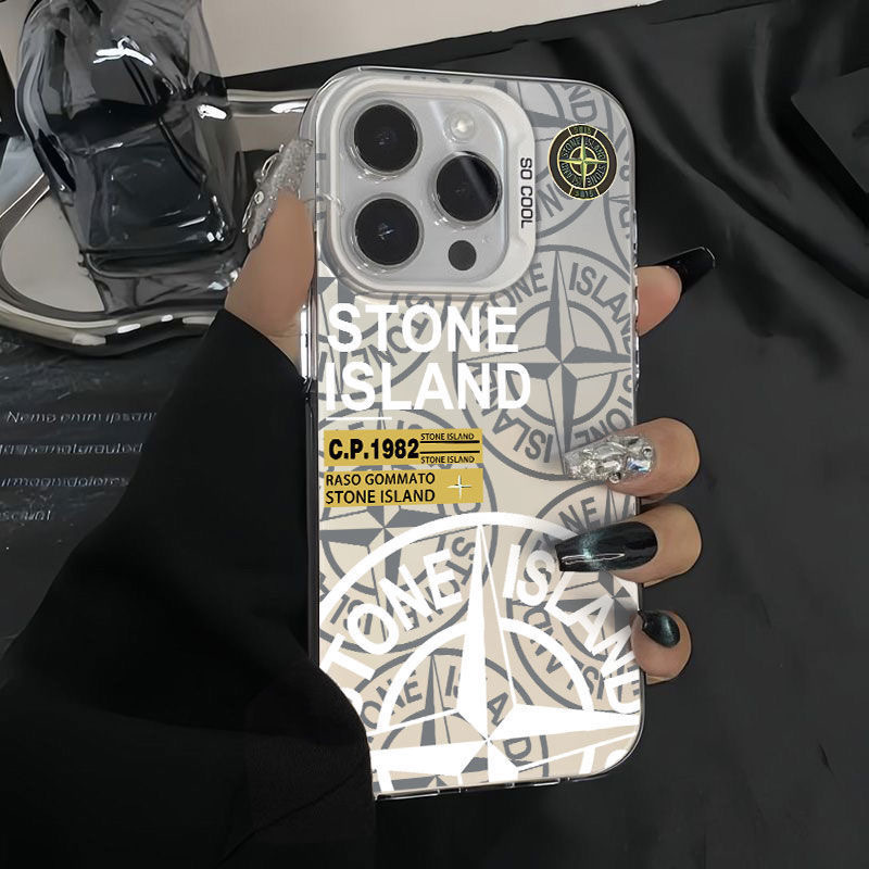 Tide Brand Stone Island for iphone15promax Phone Case Apple 16/14pro Drop-Resistant 13/12/11