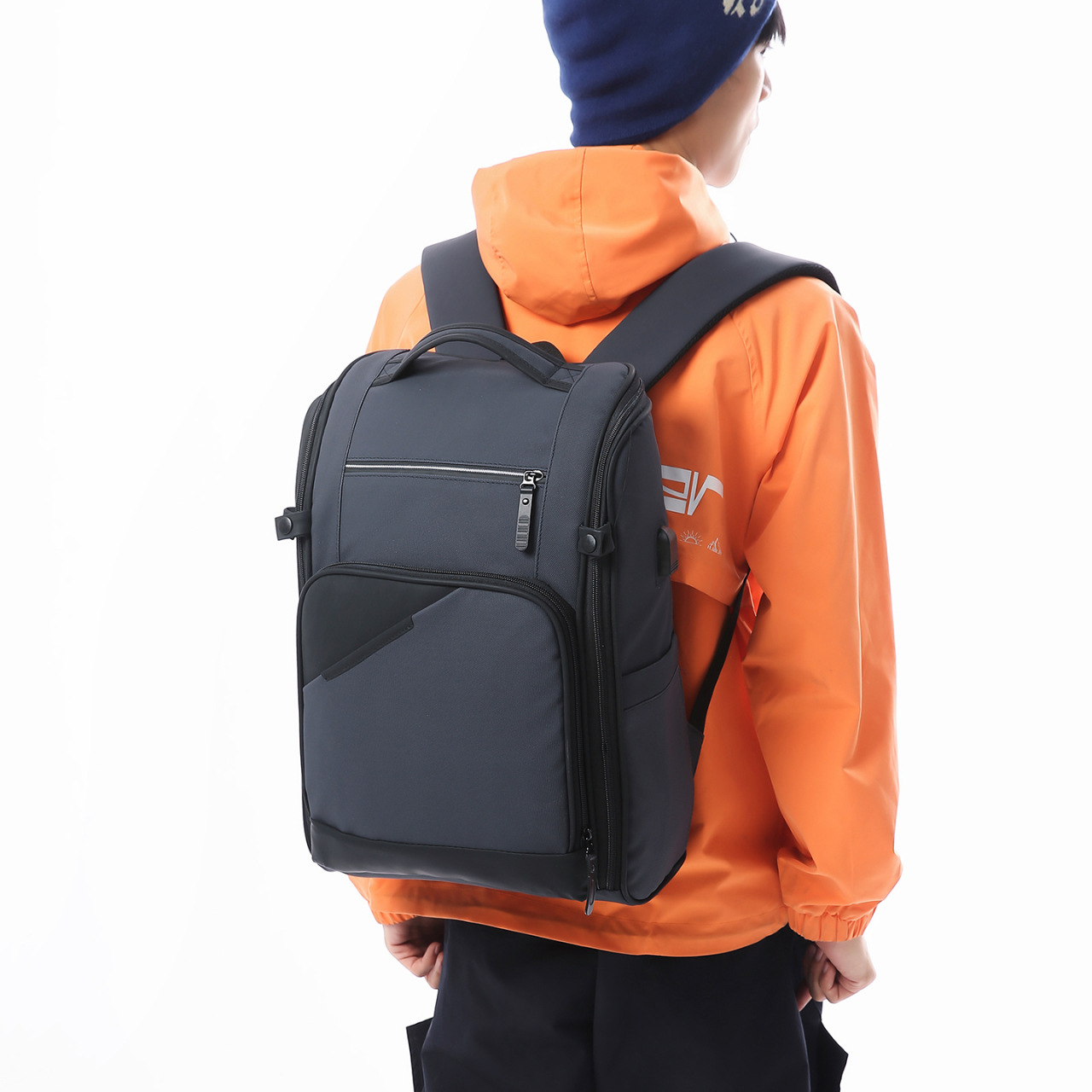 Waterproof Business Laptop Backpack For Men Simple Commuting Bag_voghion.com
