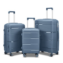 定制现货供应PP拉杆箱登机旅行箱三件套行李箱万向轮登机托运箱包