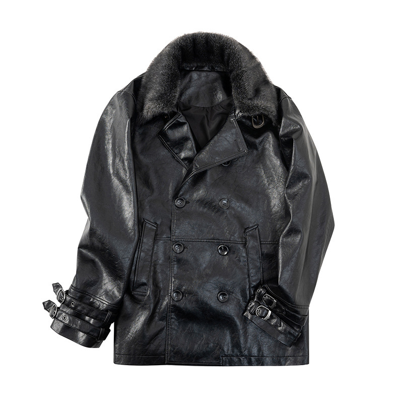Biohazard 9 Requiem Game-Inspired Leon Trench Coat Jacket Leather Jacket High-Quality Replica Cosplay Biohazard 9 Requiem Game-Inspired Leon Trench Coat Jacket Leather Jacket High-Quality Replica Cosplay