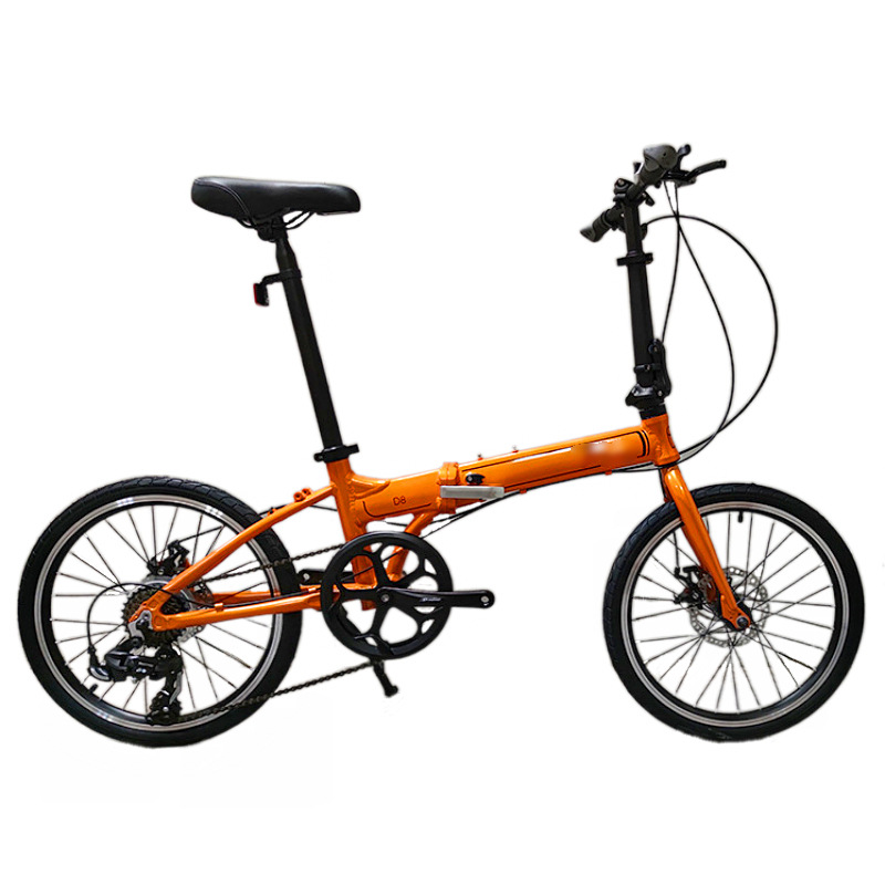 铝合金折叠自行车批发学生自行车超轻折叠自行车厂家定制自行车