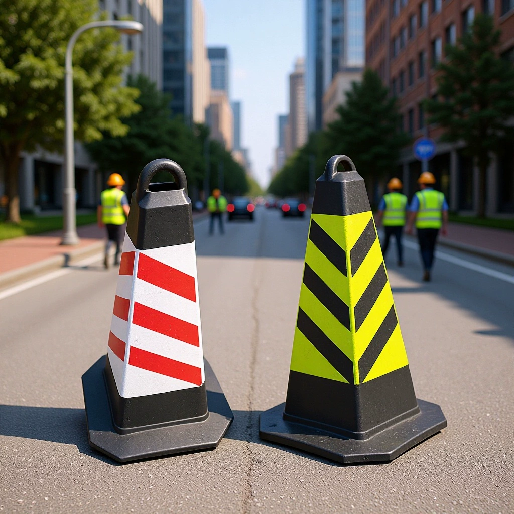 Высокоскоростной дорожный светоотражающий рожок для мороженого, резиновый дорожный конус, дорожный предупреждающий конус, защитный конус, квадратный пенопластовый конус