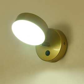 LED床头壁灯带开关三色变光小客厅背景打光墙极简北欧风光壁挂式