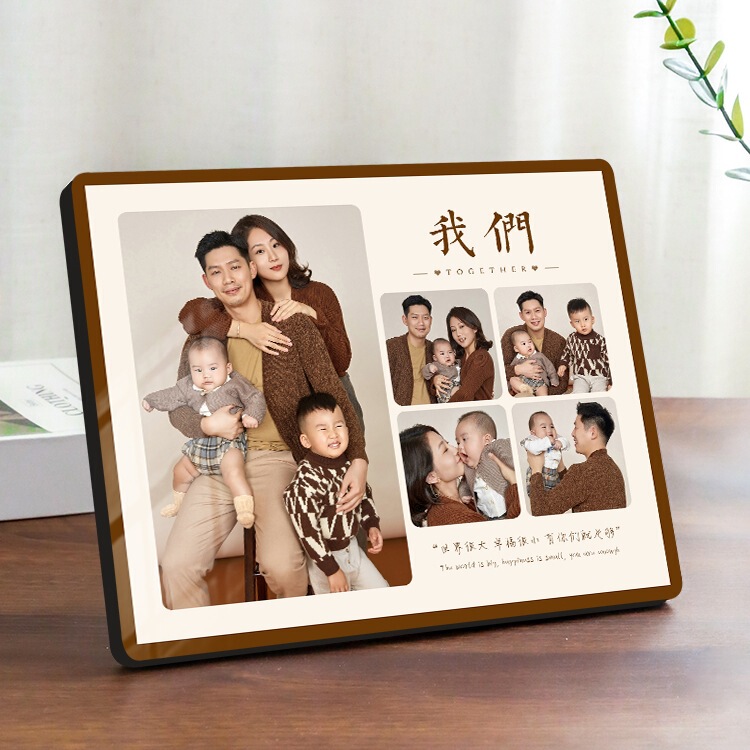 Photo Frame Display, Customized Photo Printing, Crystal Wedding Photo Wall Hanging, Photo Printing and Album Frame Making