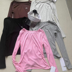 alo ヨガウェア ヨガ 越境貿易 フィットネス 長袖 ボトムス ダンス 万能 速乾 トレーニング トップ スポーツ Tシャツ