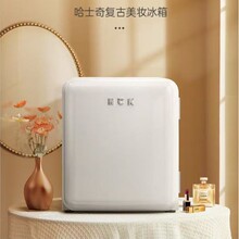 HCK哈士奇专用冰箱复古小型BC-46COC化妆品迷你护肤品面膜美容箱