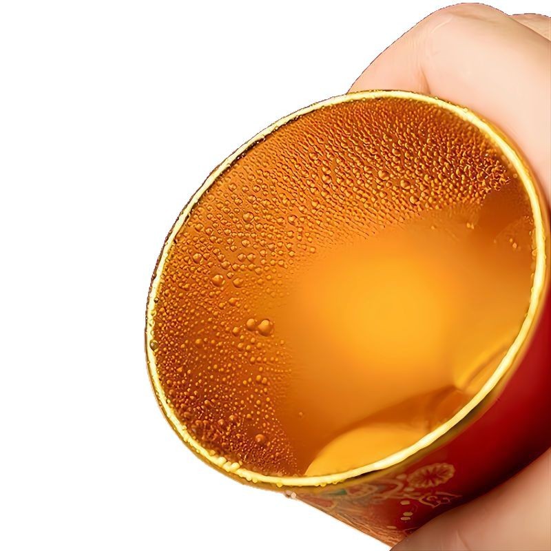 2025 년 스네이크 골드 호일 종이컵 일회용 컵 레드 두꺼운 하드 워터 컵 문화 및 창조적 인 기타 문화 상품