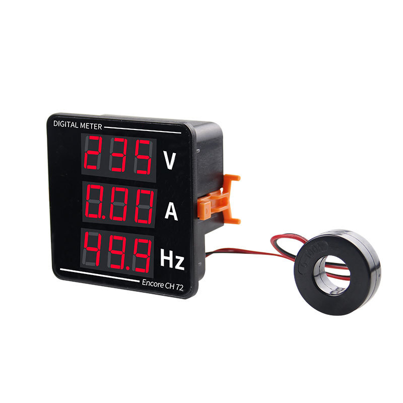 Taiye CH - 72 medidor eléctrico de voltaje y corriente de CA medidor de combinación de frecuencia de alta precisión LED digital