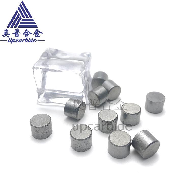 单边倒角精磨钨钢平头球齿YG10硬质合金平头齿Φ6.5*8.5mm矿用镶