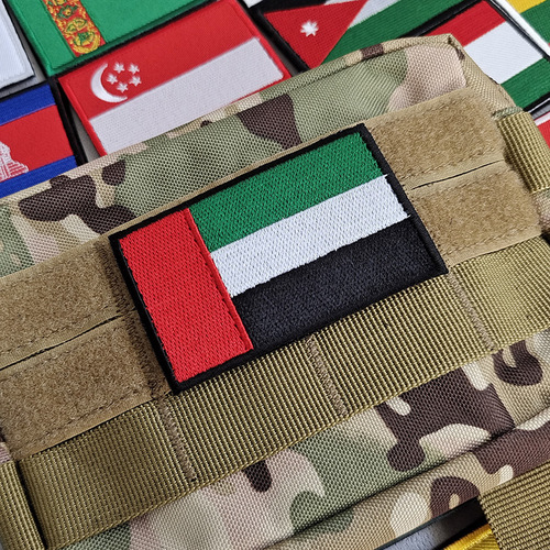 Embroidered seals from Asian countries, embroidered Velcro seals, cloth patches, outdoor bags with cloth label patches, identification badges, hook flags