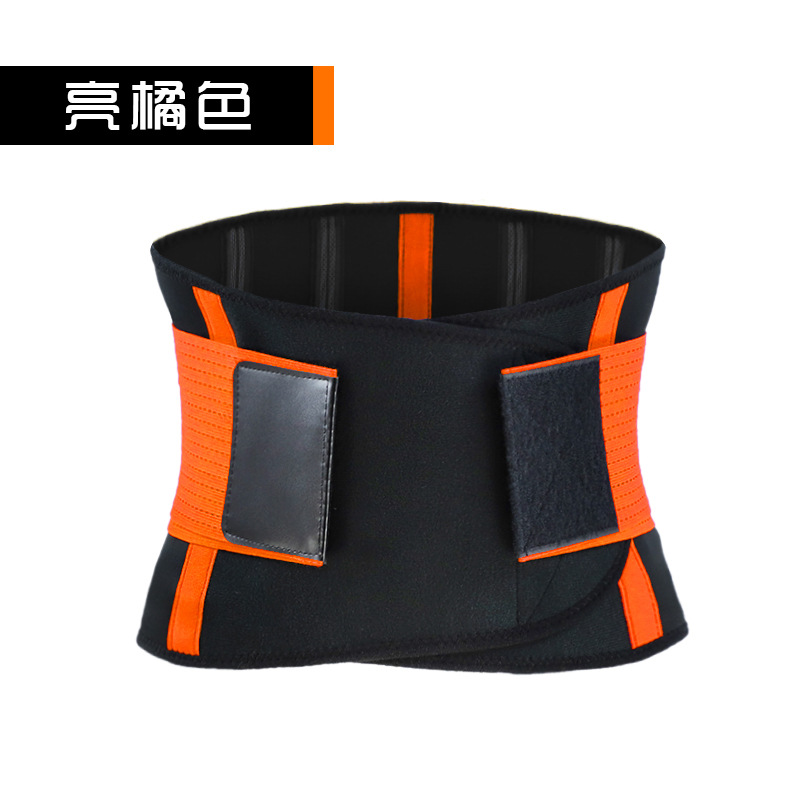 Cinturón deportivo sudor en cuclillas soporte fitness levantamiento de pesas bobinado lumbar disco prominente soporte de cintura del vientre cintura para hombres y mujeres