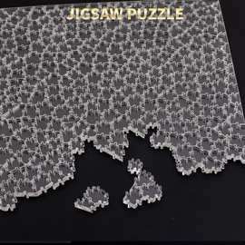 《碎玻璃亚克力》puzzle新款木制拼图益智沉浸式送朋友生日礼物
