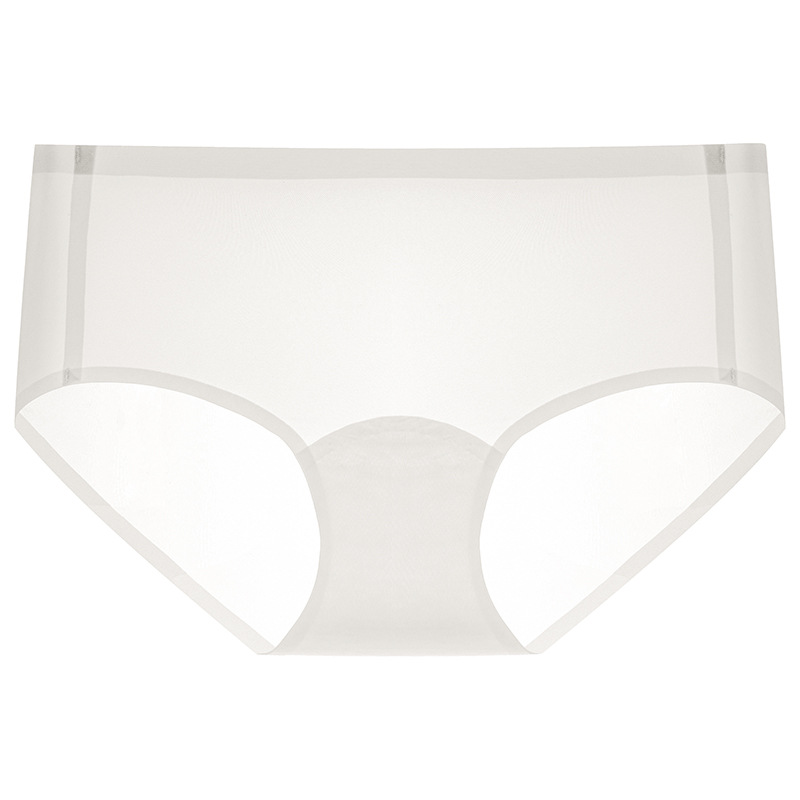 Verano sin costuras, estilo delgado, sin caderas, hilo de hielo, yoga, fitness, entrepierna antibacteriana, cintura media, cadera, calzoncillos para mujer