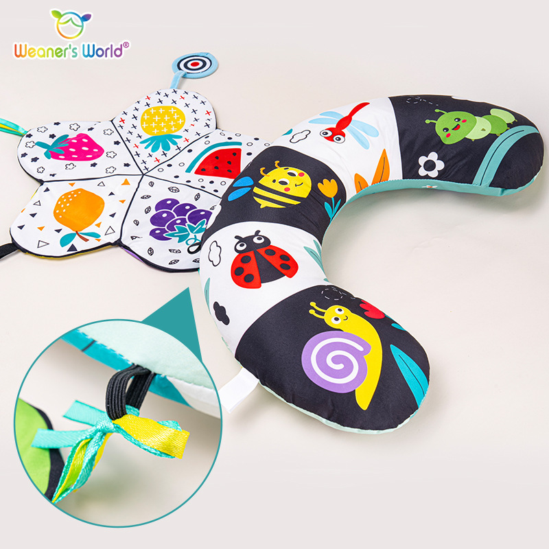 Aipinqi almohada para bebés, almohada en forma de U, almohada de entrenamiento para bebés, almohada de entrenamiento para animales, juguetes de educación temprana