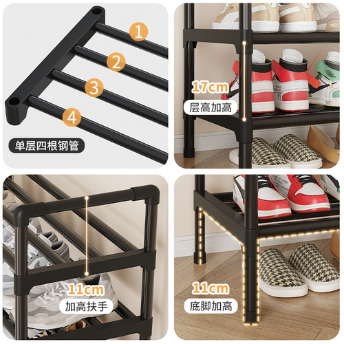 Shoe rack simple doorway home rental room storage shoe cabinet modern simple economical shoe rack multi-layer space saving