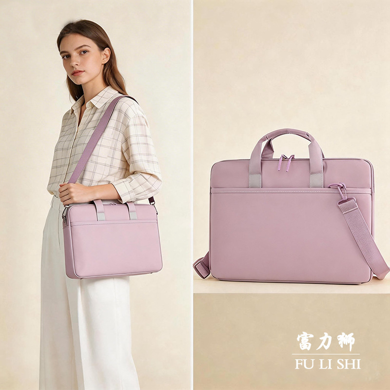 Cross-Border Computer Bag 13inch 15inch Laptop Sleeve Bag Computer Bag 14inch Solid Color Laptop Bag Protective Cover