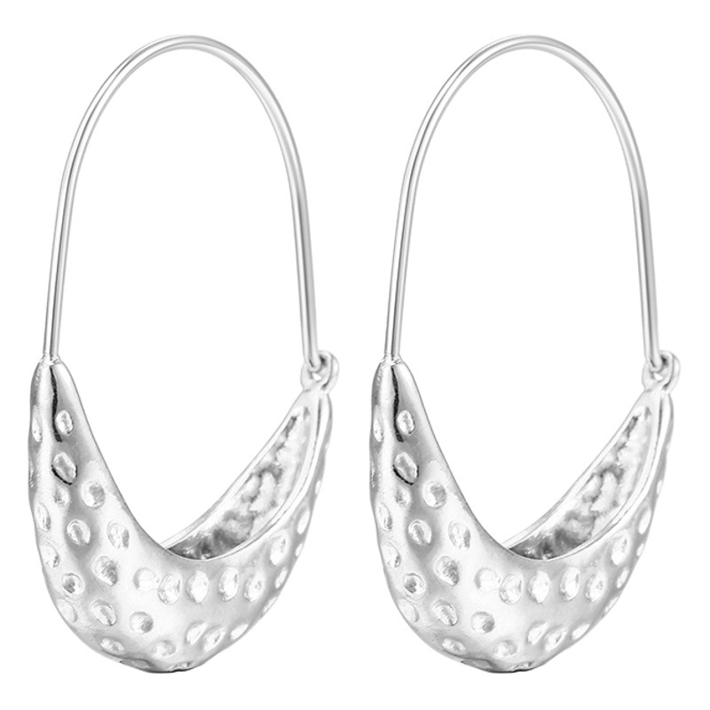 Pendientes largos de acero inoxidable exagerados de estilo europeo y americano transfronterizo