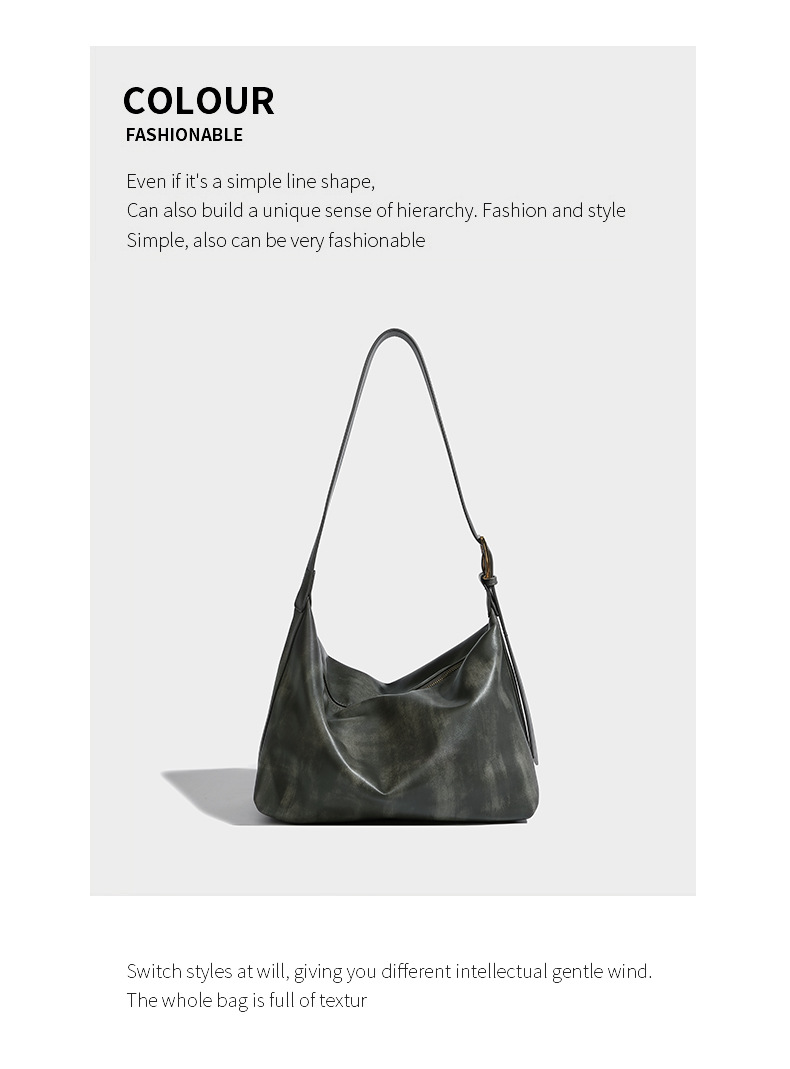 Elegant Large Capacity Soft Leather Hobo Shoulder Bag For Women_voghion.com