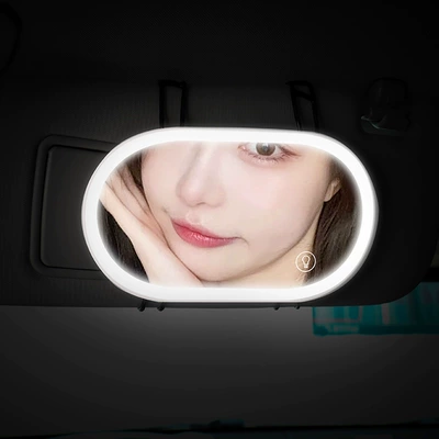 Macaron color car co-pilot sun | Sun visor rearview mirror