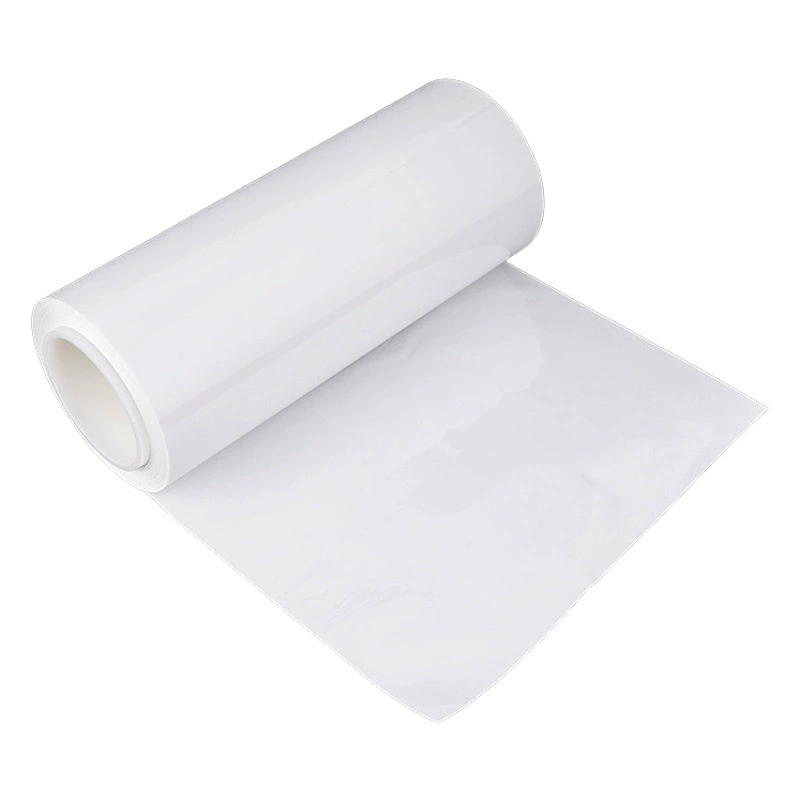 Выпуск фильма высокая термостойкость 50um молочно-белая пленка для домашних животных односторонняя Антистатическая пленка для силиконового масла Произвольный срез