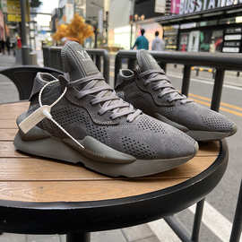 跨境ADDSioop Y3男鞋黑武士情侣真皮ins老爹鞋软牛皮透气休闲男鞋