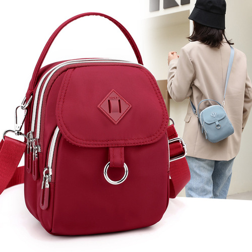 Bag Lady  New Trend Crossbody Bag Mother's Day Gift Casual Versatile Waterproof Korean Style Multi-Layer Crossbody Bag