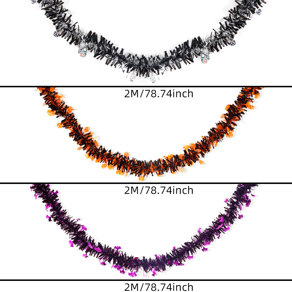 Halloween Simple Style Colorful PET Holiday Party Hanging Ornaments display picture 1
