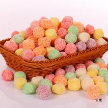 整箱散装10斤六色球形爆米花休闲食品零食可串冰糖葫芦的米花糖果