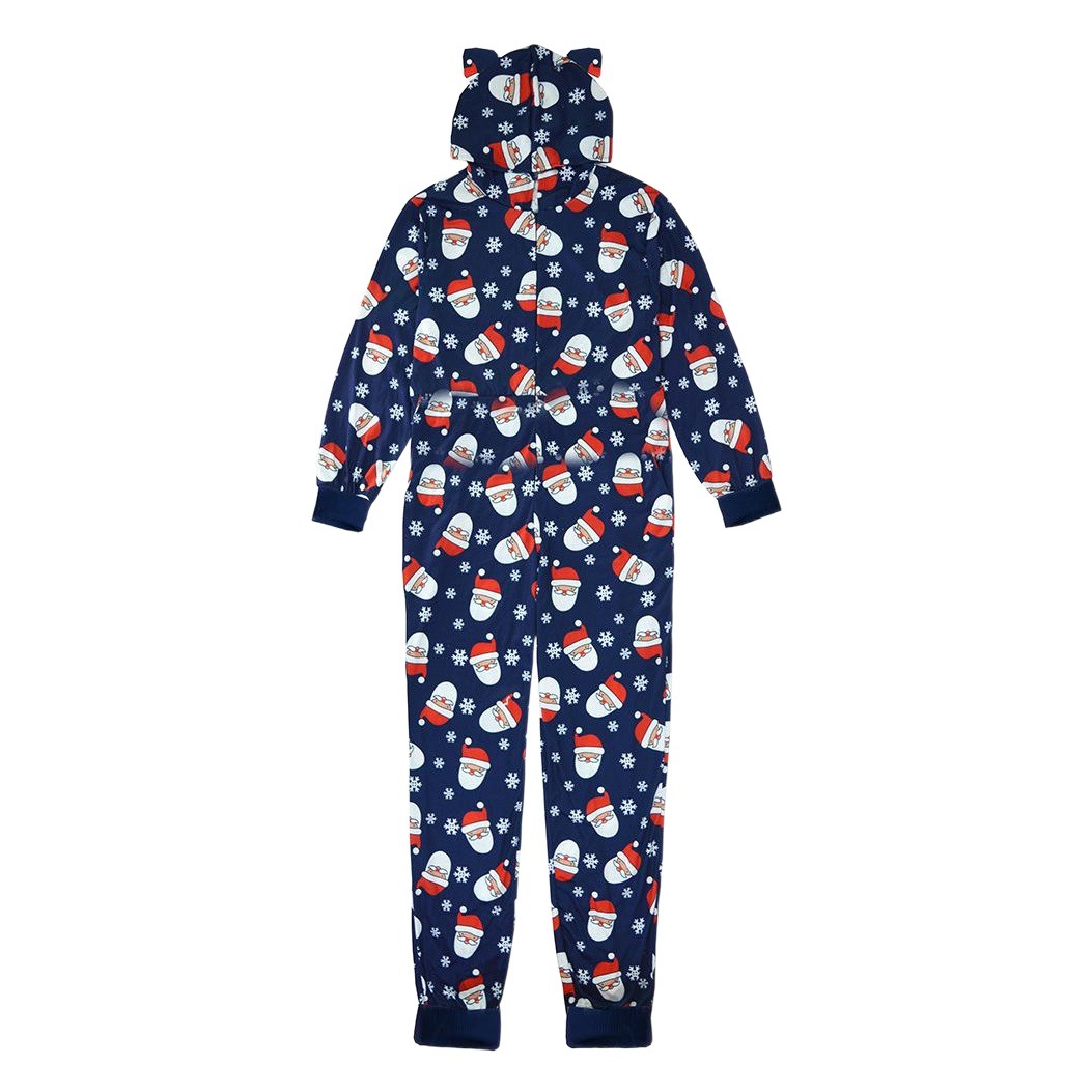 Europeo y americano deseo Amazon popular ropa de Navidad con capucha Santa Claus ropa de casa mono familia padre-niño ropa