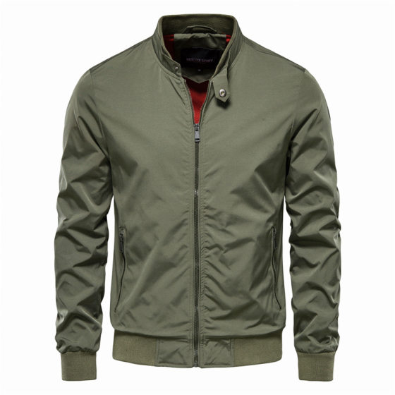 Autumn collar foreign trade new men's jacket casual Korean coat fashion slim American men's jacket coat