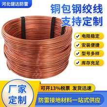 铜包钢软态绞线防雷接地材料电阻稳定施工便捷多型号源头厂家直供