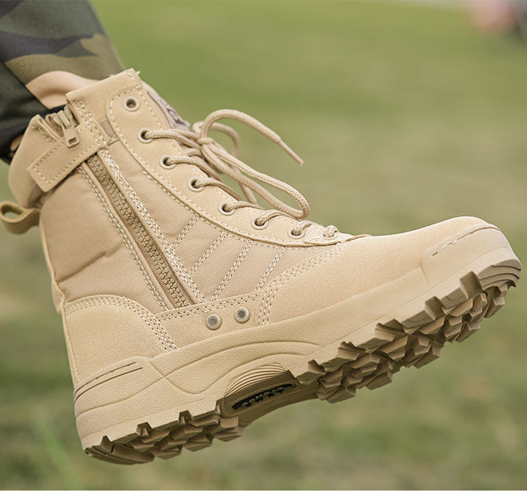 Combat Training High Top Breathable Hiking Men Meh Tactical Ultralight Spring Summer Outdoor Trekking Shoe Martin_voghion.com