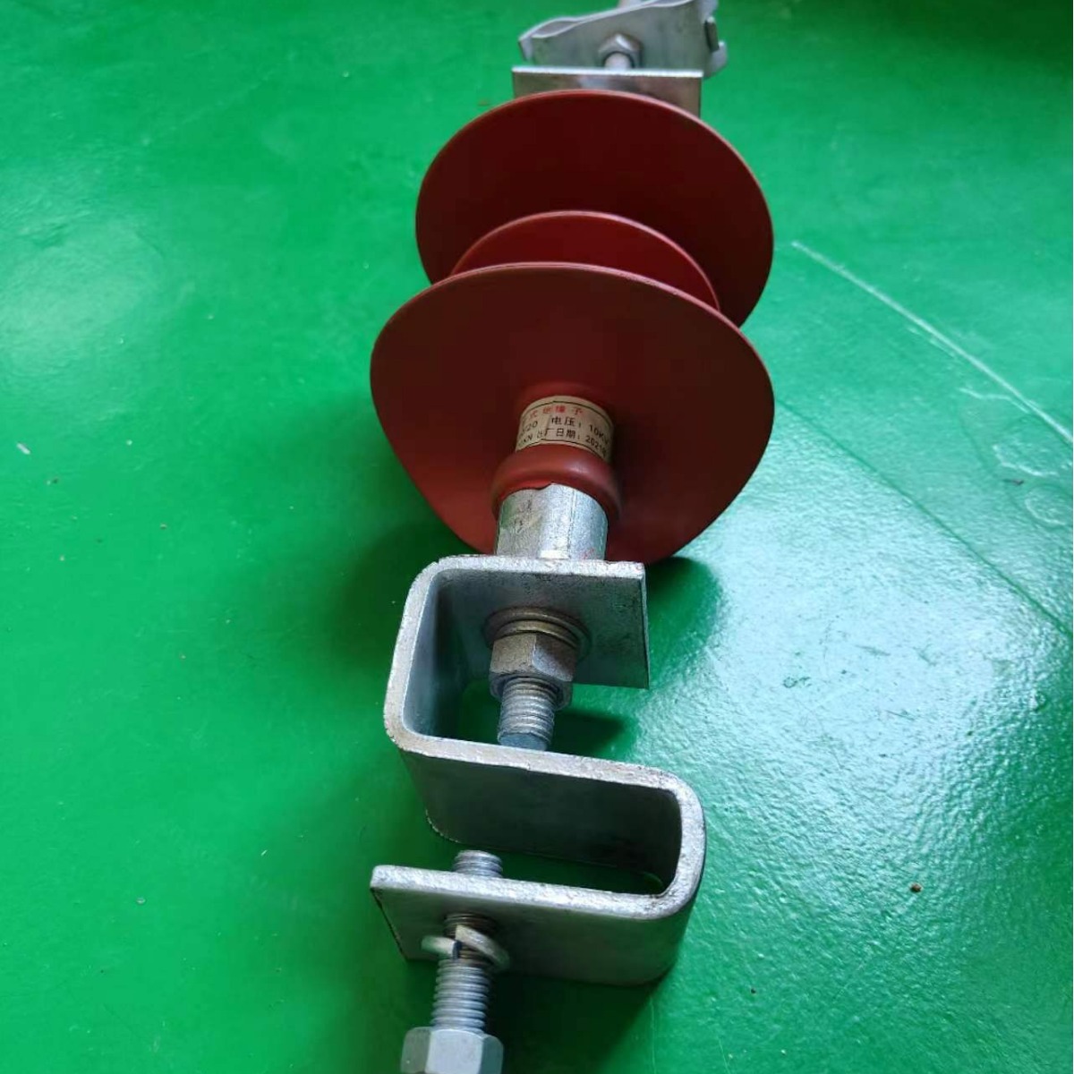 龙门架光缆固定金具 绝缘引下线夹 OPGW光缆绝缘引下线夹