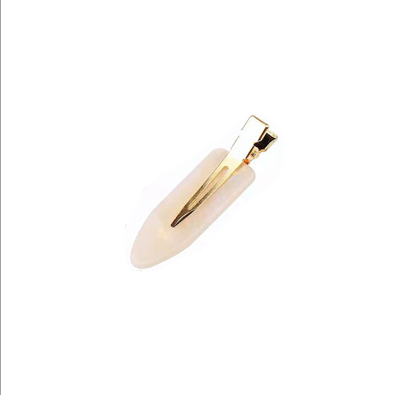 Japón sin marcas clip de pelo lateral clip de pelo para mujeres verano super inmortal clip de cejas clip de pelo toque de cabeza clip de boca de pato rojo