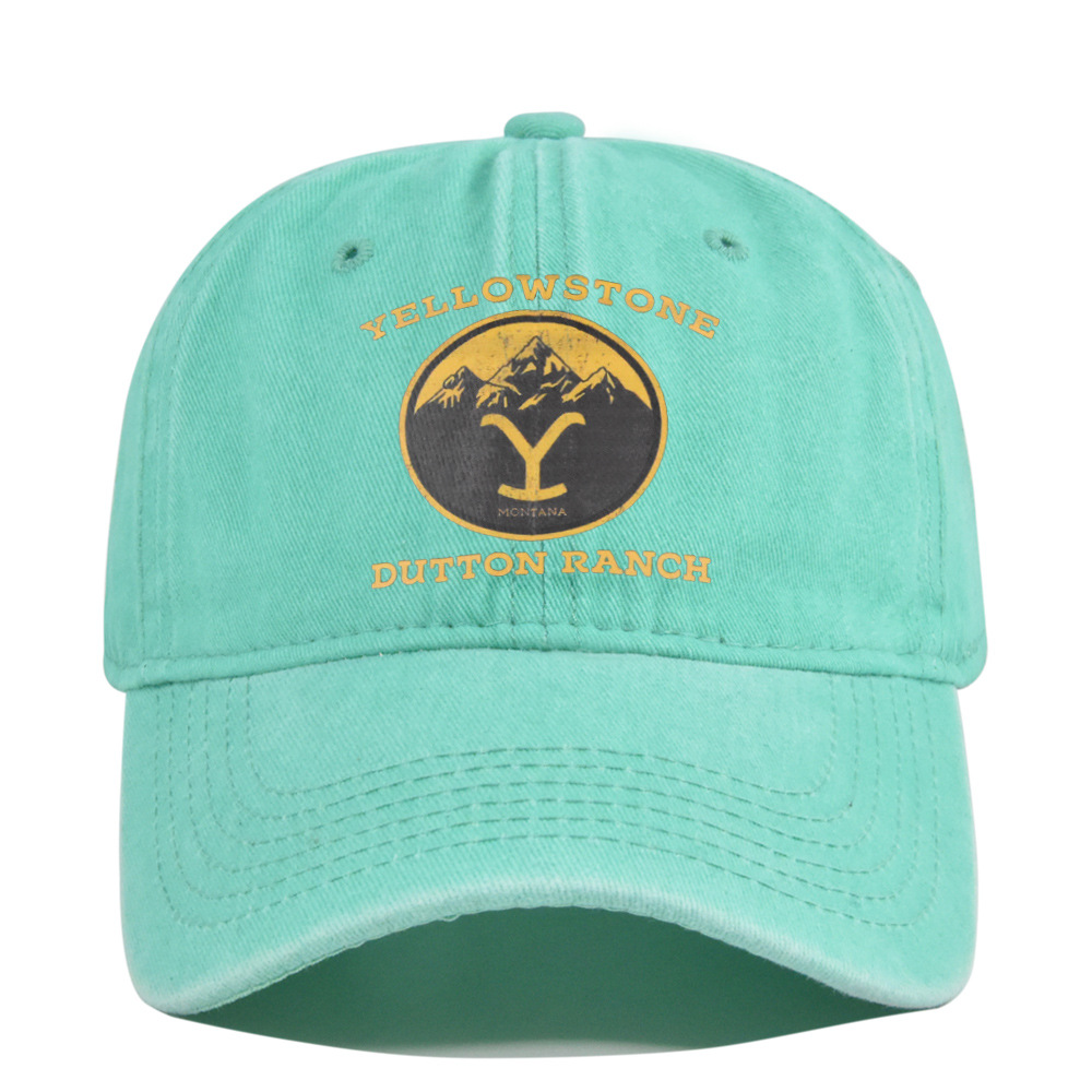 Cappellino da baseball con visiera curva, in seta stampata con pietra gialla e graffiti, cappello da sole personalizzato_voghion.com