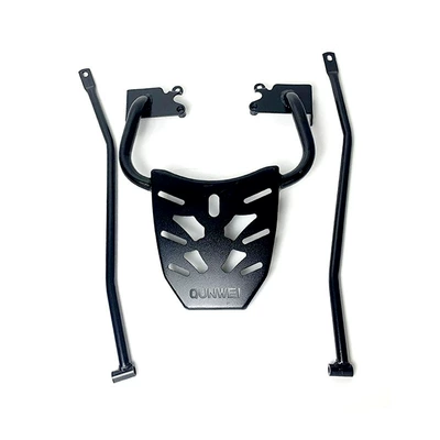 bar track 190SS anti-fall bar – Motorcycle bumper - black-carbon-steel-plate-reinforced-rear-shelf