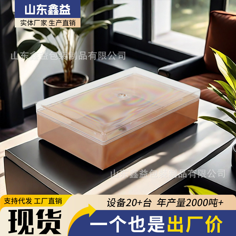 批发现货 带盖长方体盒 包装盒 透明塑料盒酒店 储物厨房专用