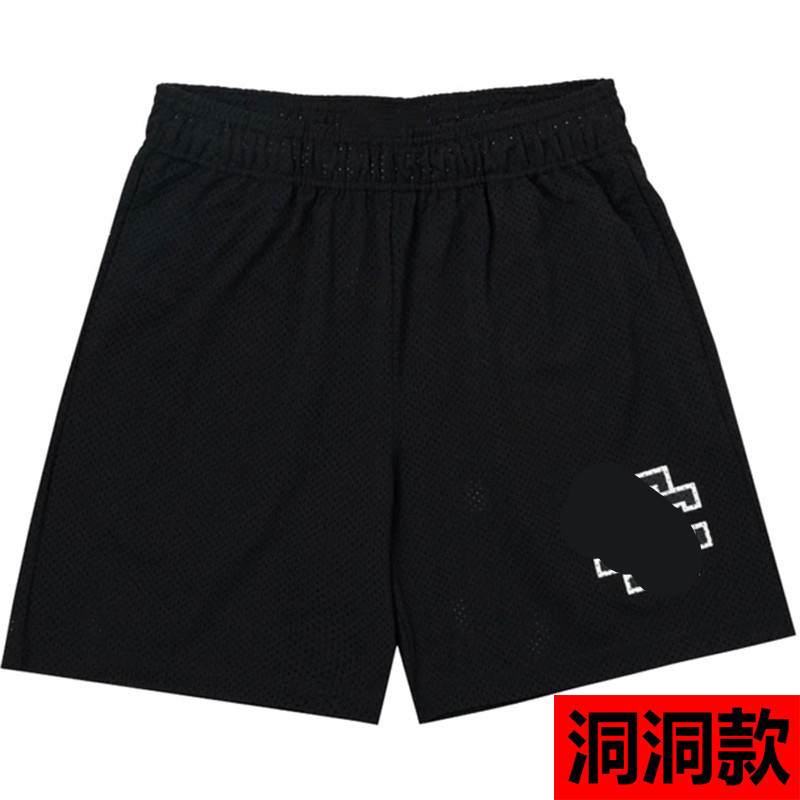 European and American Cross-border Casual EE Shorts Men's Fitness Muscular Men's Sports Quarterpants Mesh Breathable But Knee Shorts