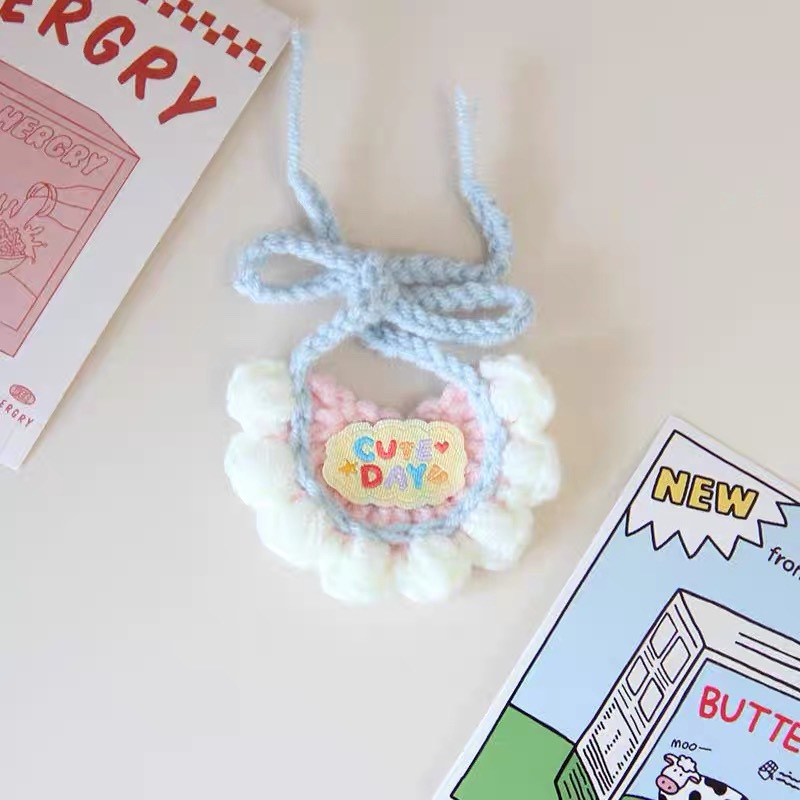 White edge foundation letter bib