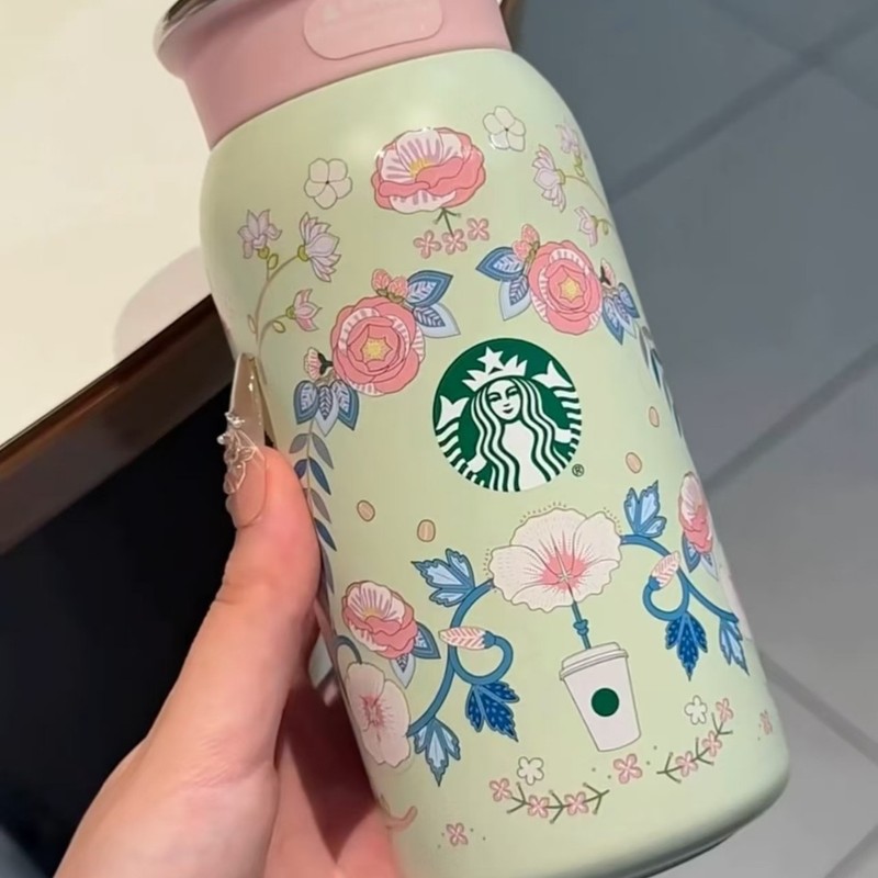 星爸爸春日花系列不锈钢保温杯355ml 春日花系列|undefined