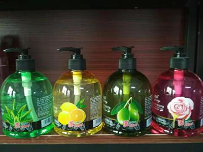 厂家批发植物洗手液圆瓶500ml 玫瑰橄榄柠檬芦荟洁净清洁 洗手液|ms