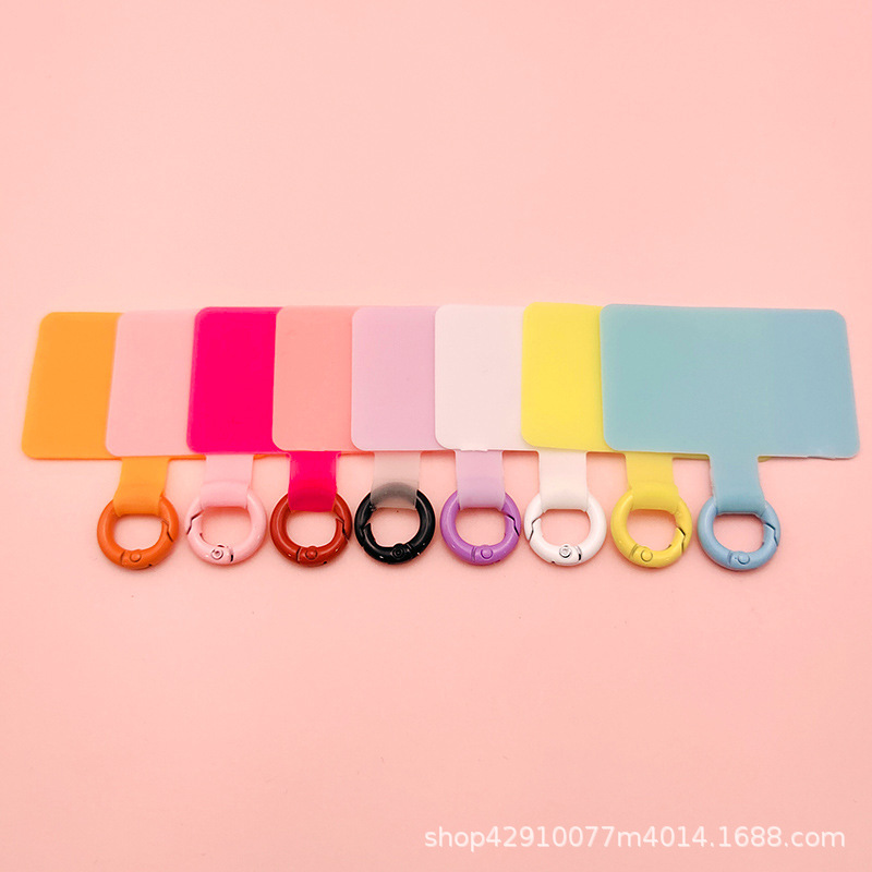 Mobile phone lanyard, card holder, silicone clip, telephone lanyard, personalized creative anti-loss back sticker, invisible pendant ornament.