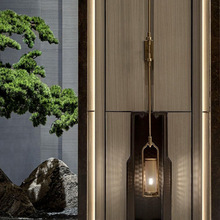 新中式壁灯复古中国风卧室设计师工程酒店会所别墅大堂走廊工装灯