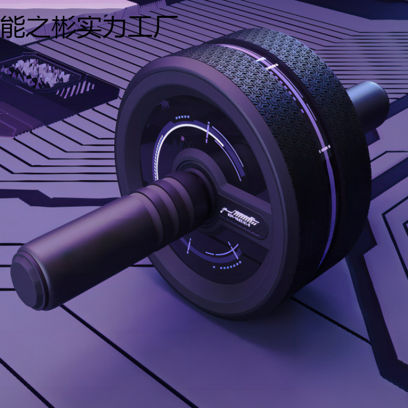 Utdo Double-Wheel Non-Rebound Abdominal Wheel Silent Abdominal Muscle Wheel Beautiful Abdominal Slimming Fitness Equipment Home Sports Weight Loss