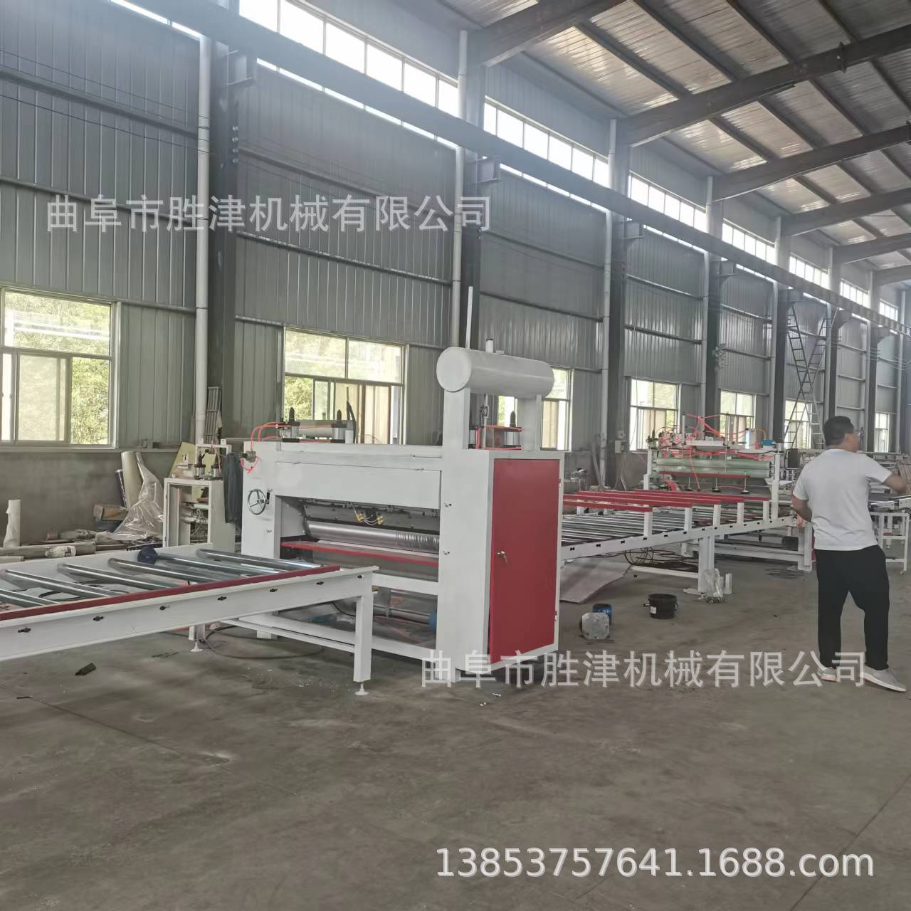 玻镁板平贴机 排烟工程防火板通风 镁质风管彩钢板全自动复合线