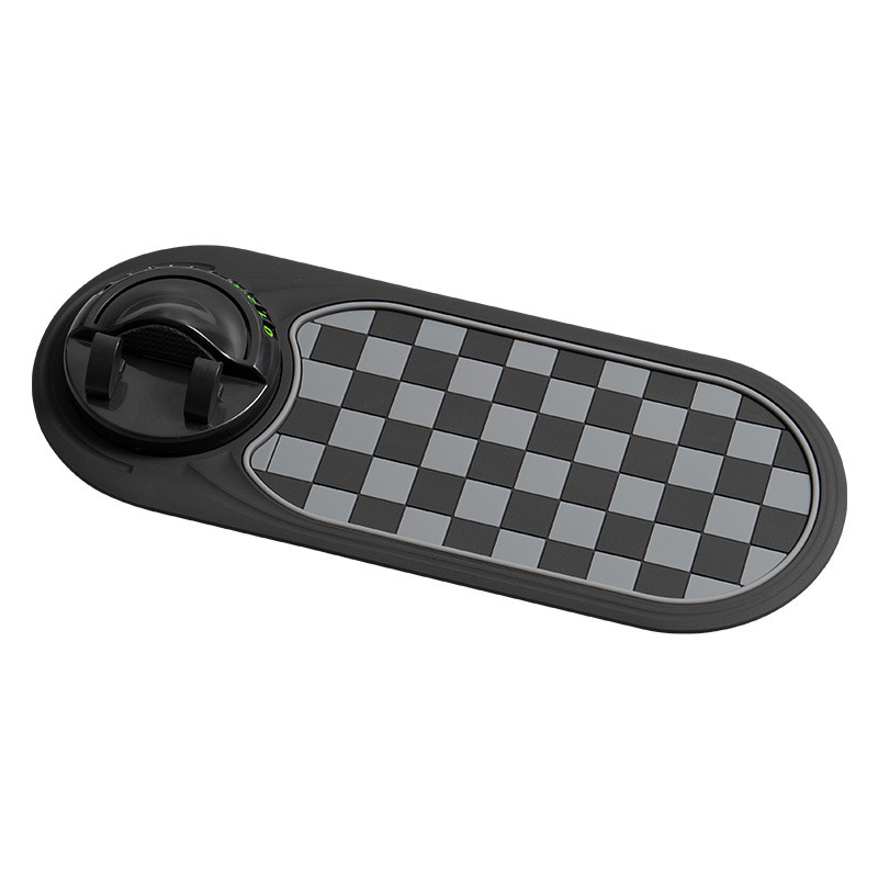 New Car Multi-Functional Anti-Slip Phone Navigation Holder Temporary Parking Sign Central Control Storage Mat_voghion.com