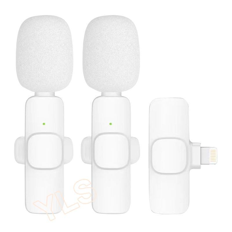 録画アンカー ライブブロードキャスト ワイヤレスラベリアマイク 1対2携帯電話ライブブロードキャスト Bluetooth ミニビデオラジオマイク|undefined