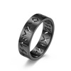 Scandinavian accessory stainless steel, ring with letters, suitable for import